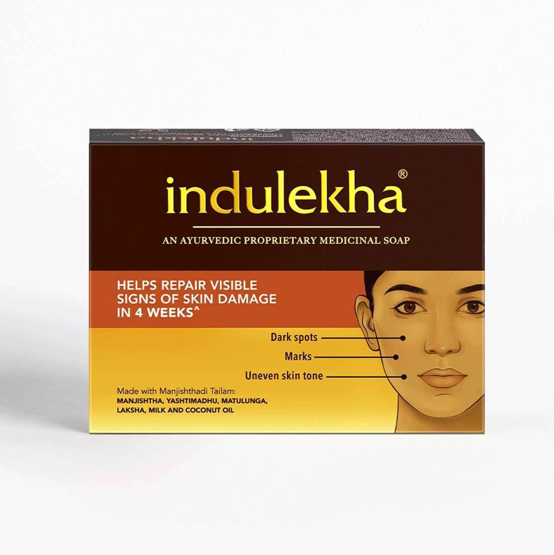 Indulekha Soap, 100 gm Single Bar